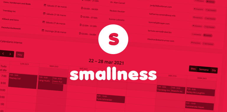 Smallness – Gestión de reservas / citas previas online